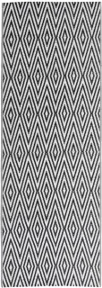 vidaXL Buitenkleed ARAKIL 80x250 cm zwart polypropyleen