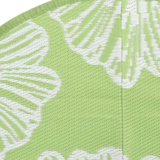 vidaXL Buitenkleed ARAKIL Ø120 cm groen