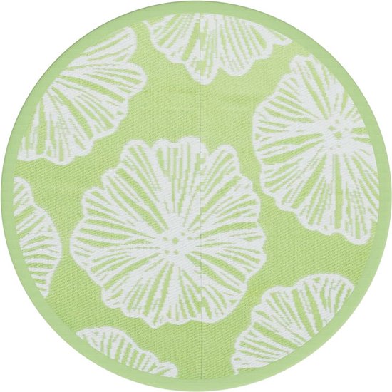 vidaXL Buitenkleed ARAKIL Ø120 cm groen review