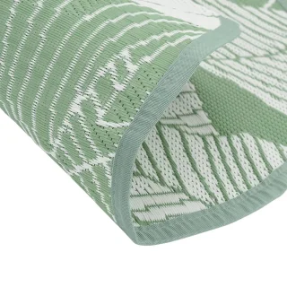 vidaXL Buitenkleed ARAKIL Ø120 cm Groen