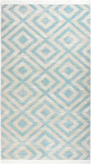 vidaXL Buitenkleed platgeweven 80x150 cm geel