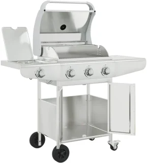 Wat vinden we goed aan de vidaXL Gasbarbecue 4 branders RVS