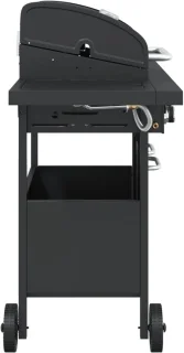 vidaXL Gasbarbecue 4-branders zwart