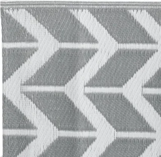 vidaXL Jacquard Tuintapijt 160x230 cm Grijs