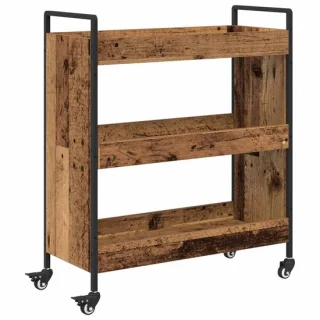 vidaXL keukentrolley van oud hout