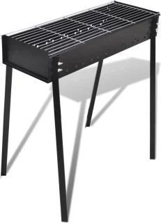vidaXL Staande houtskoolbarbecue vierkant 75x28 cm