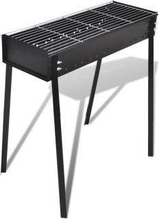 vidaXL Staande vierkante houtskoolbarbecue 75x28 cm review
