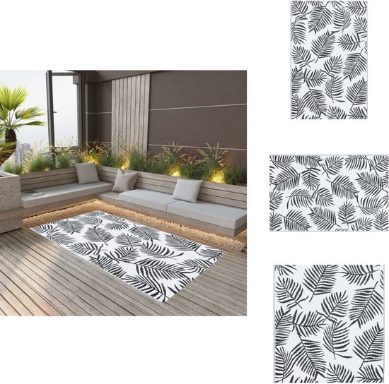 vidaXL Tuinkleed Arakil 80x150 cm wit/zwart review