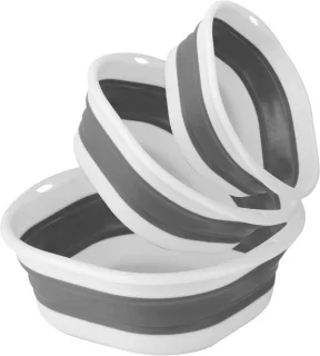 Vouwbare Wasbak Set - 3-delig