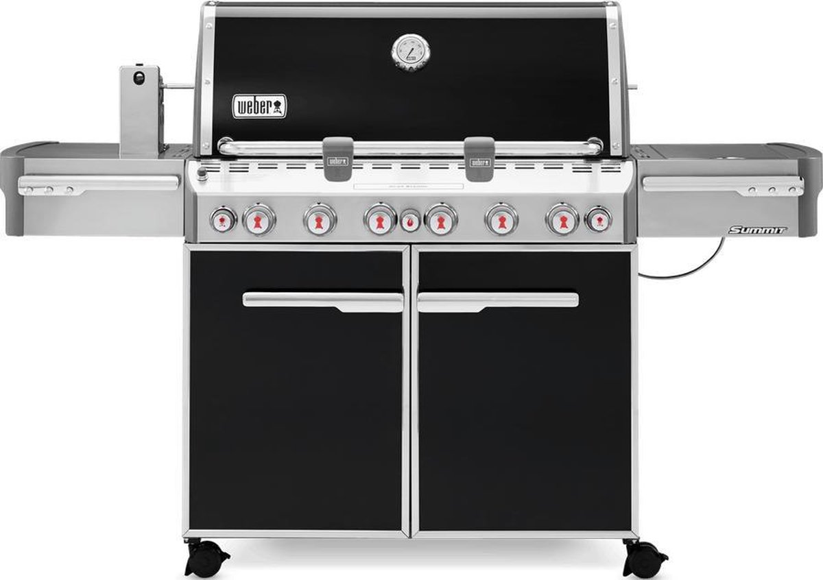 De Weber Summit E-670 Black Gasbarbecue in één oogopslag