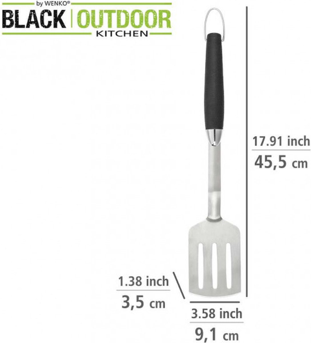 Wat vinden we goed aan de Wenko BBQ-spatel Basic Outdoors