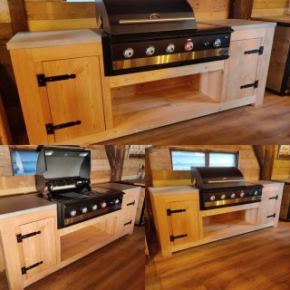 De Wooddesign4u Buitenkeuken Douglashout & Beton in één oogopslag