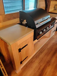 Wooddesign4u Buitenkeuken Douglashout & Beton