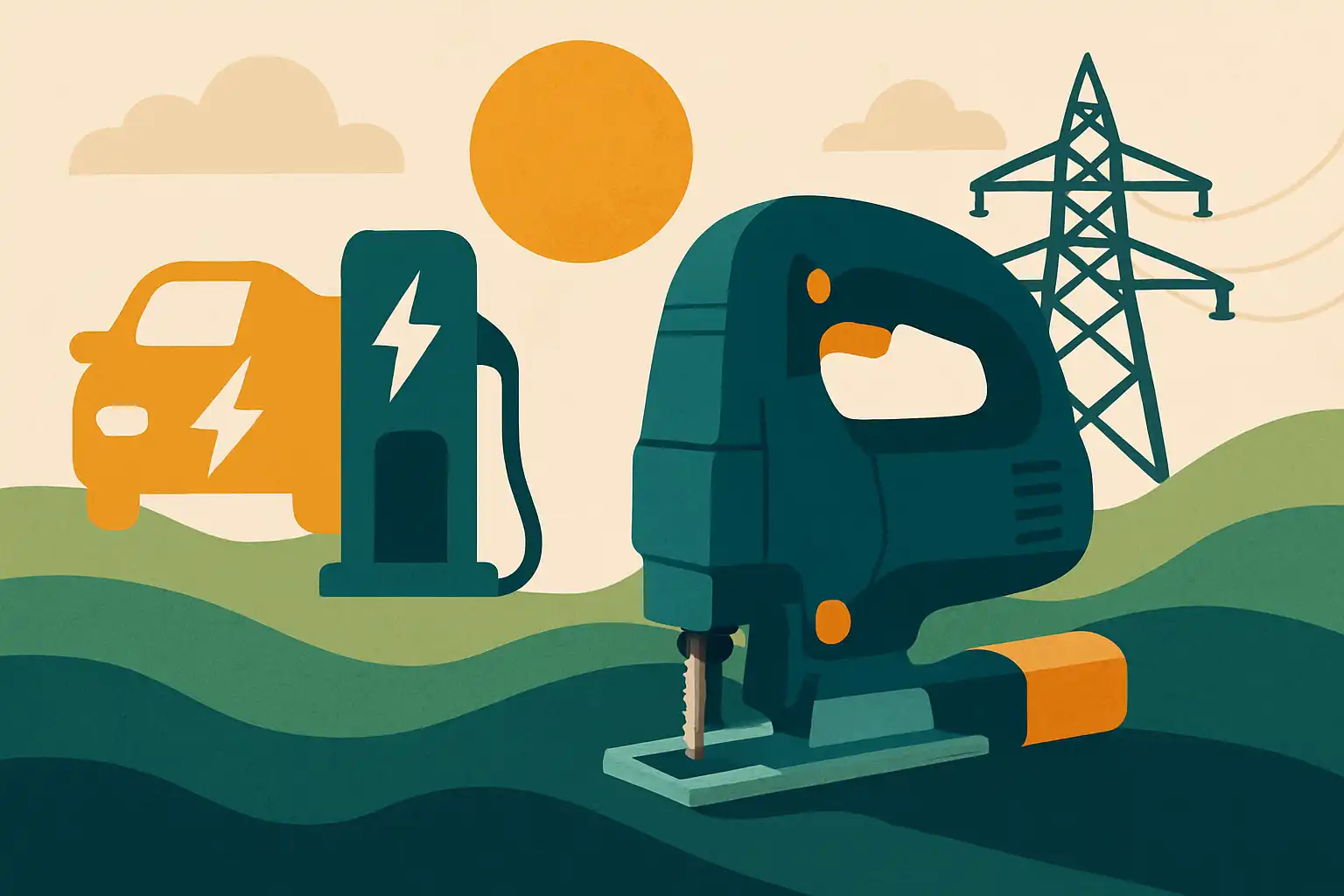 Elektriciteit onderweg: duurzame stroomopties voor je accu-decoupeerzaag