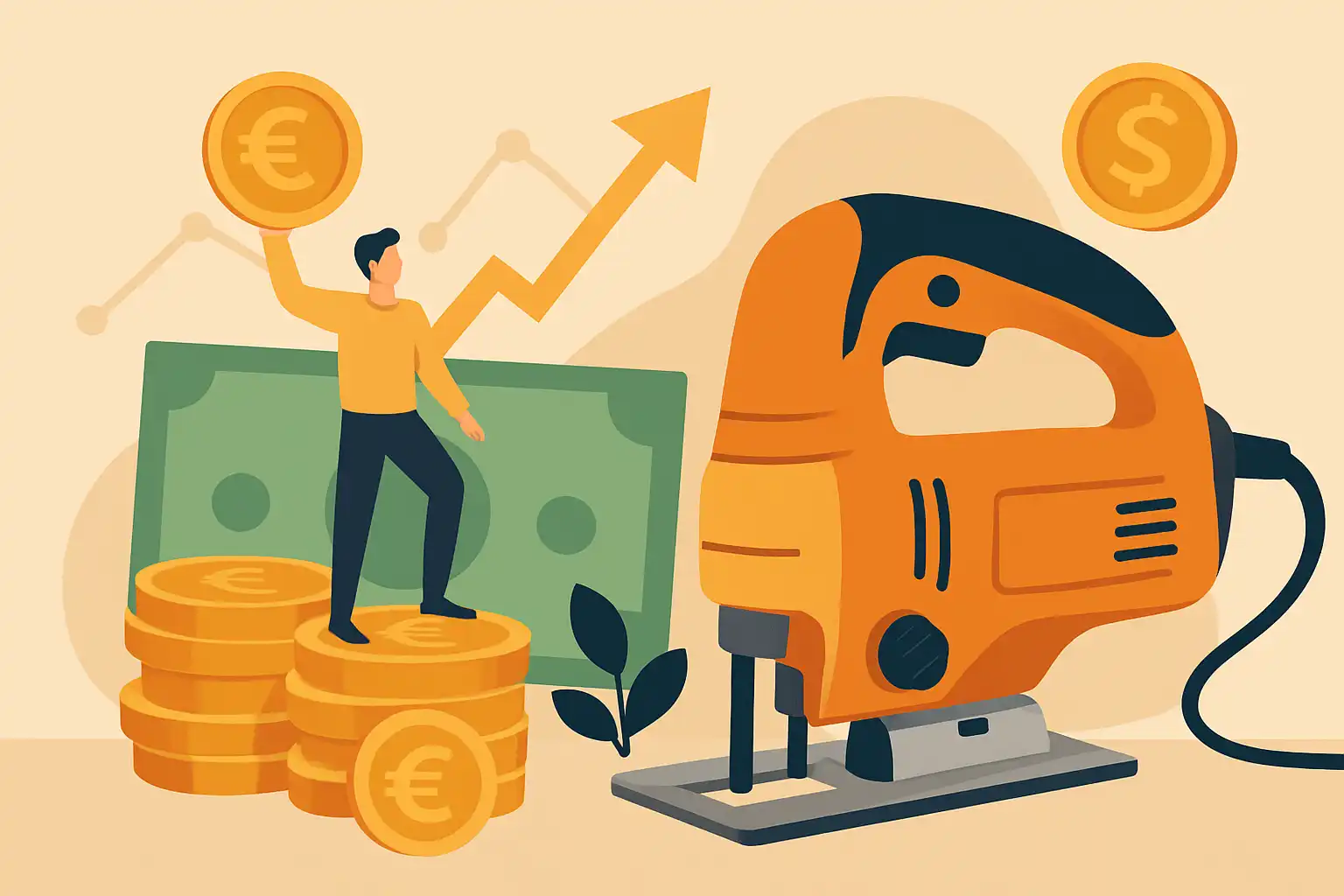 Geld verdienen met je decoupeerzaag: zo verhuur je hem veilig en winstgevend