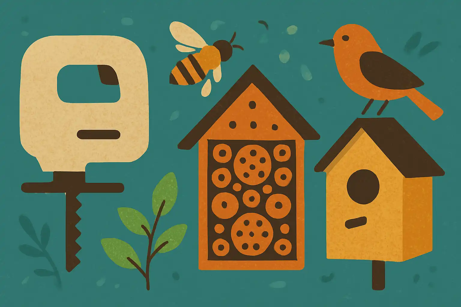 Help de bijen met je decoupeerzaag: maak zelf een insectenhotel en vogelhuisjes
