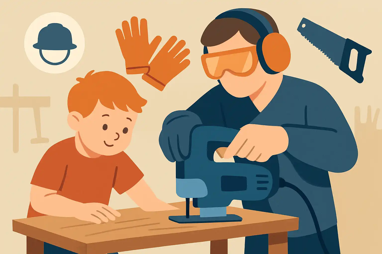 Kinderen veilig betrekken bij houtbewerking: eenvoudige decoupeerzaag-projecten en veiligheidsregels