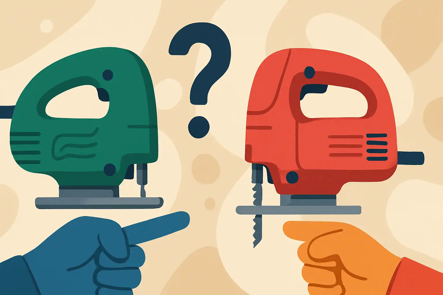 Links of rechts? Zo kies je de ideale decoupeerzaag voor linkshandige klussers