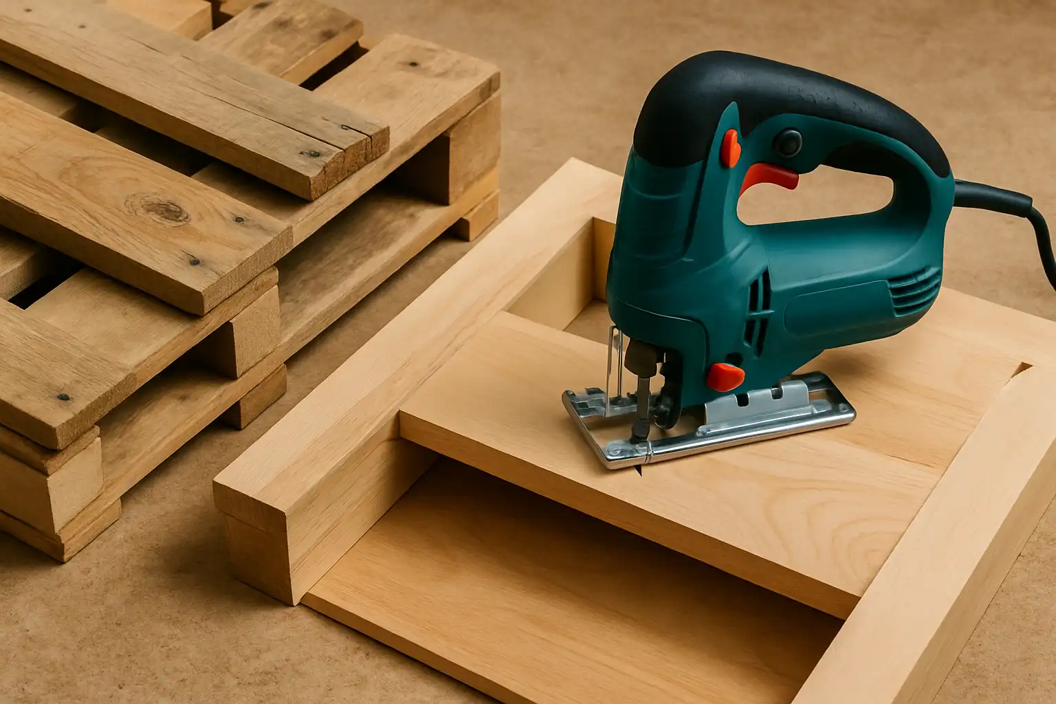 Van pallet tot pronkstuk: DIY meubelprojecten waarbij de decoupeerzaag onmisbaar is