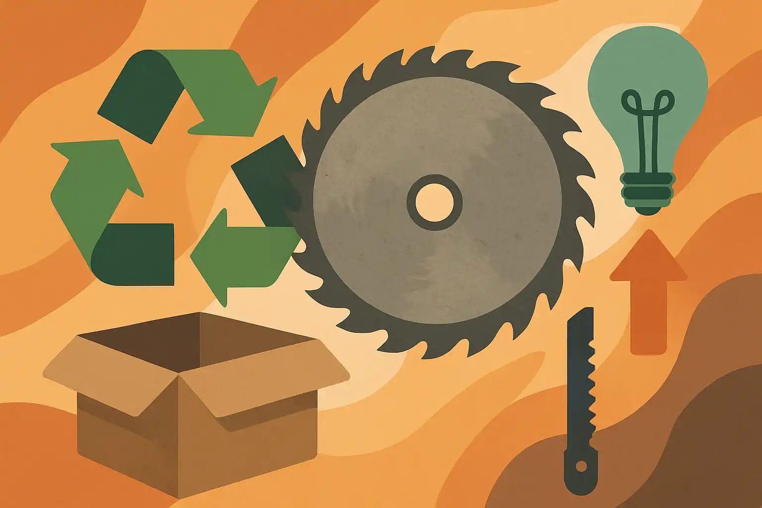 Wat te doen met afgedankte zaagbladen: slimme recycling- en upcycle-ideeën