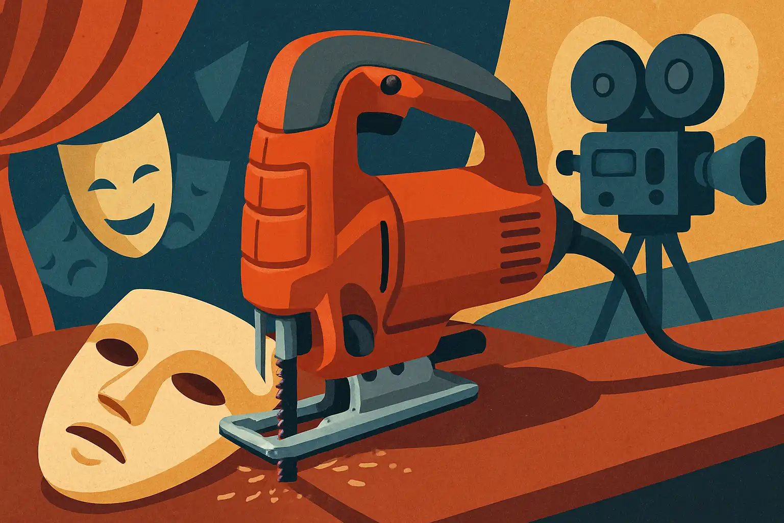 Zo gebruiken theatermakers en filmmakers decoupeerzagen voor snelle, realistische props