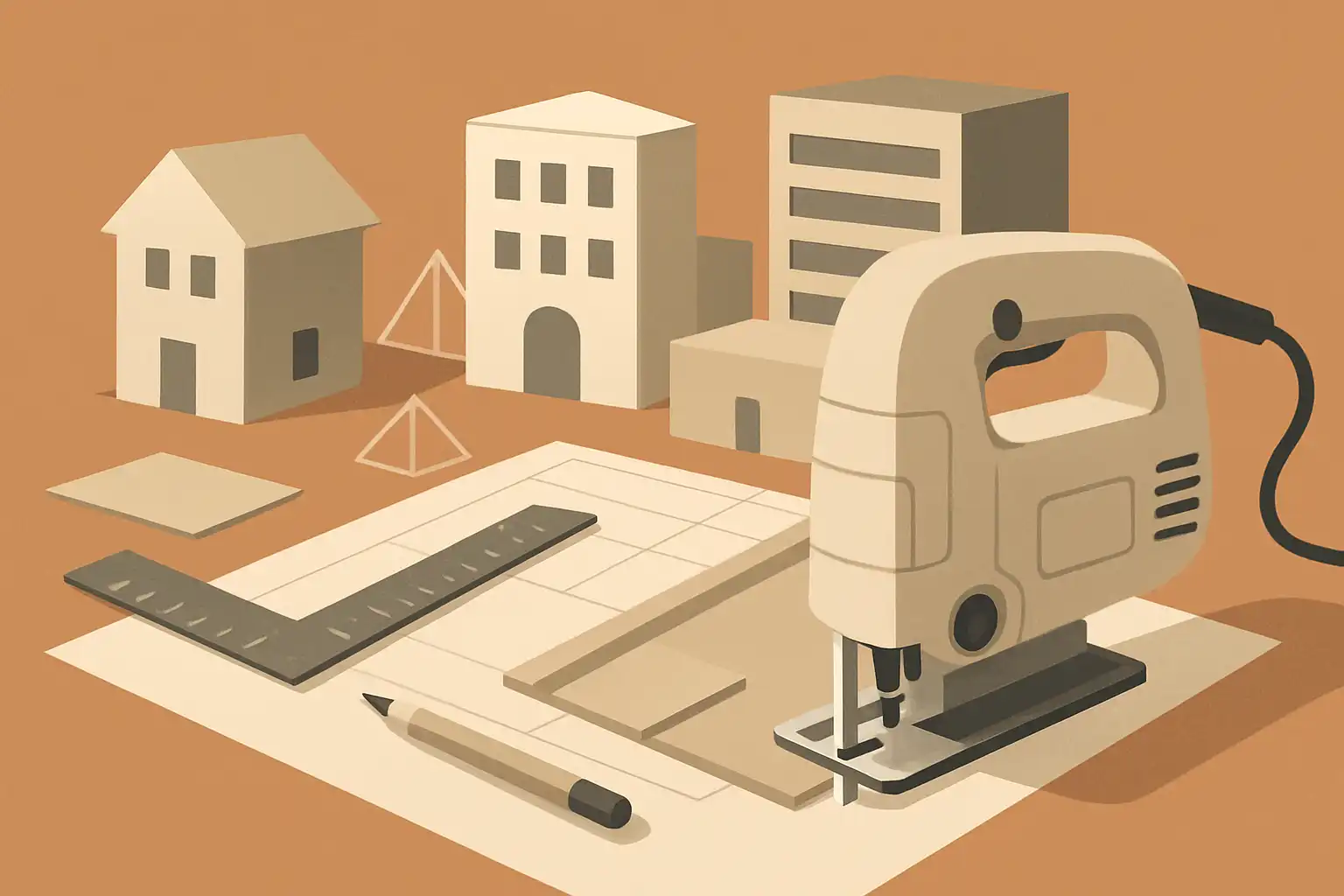 Zo maak je miniatuurarchitectuur: tips voor schaalmodellen en maquettes met je decoupeerzaag