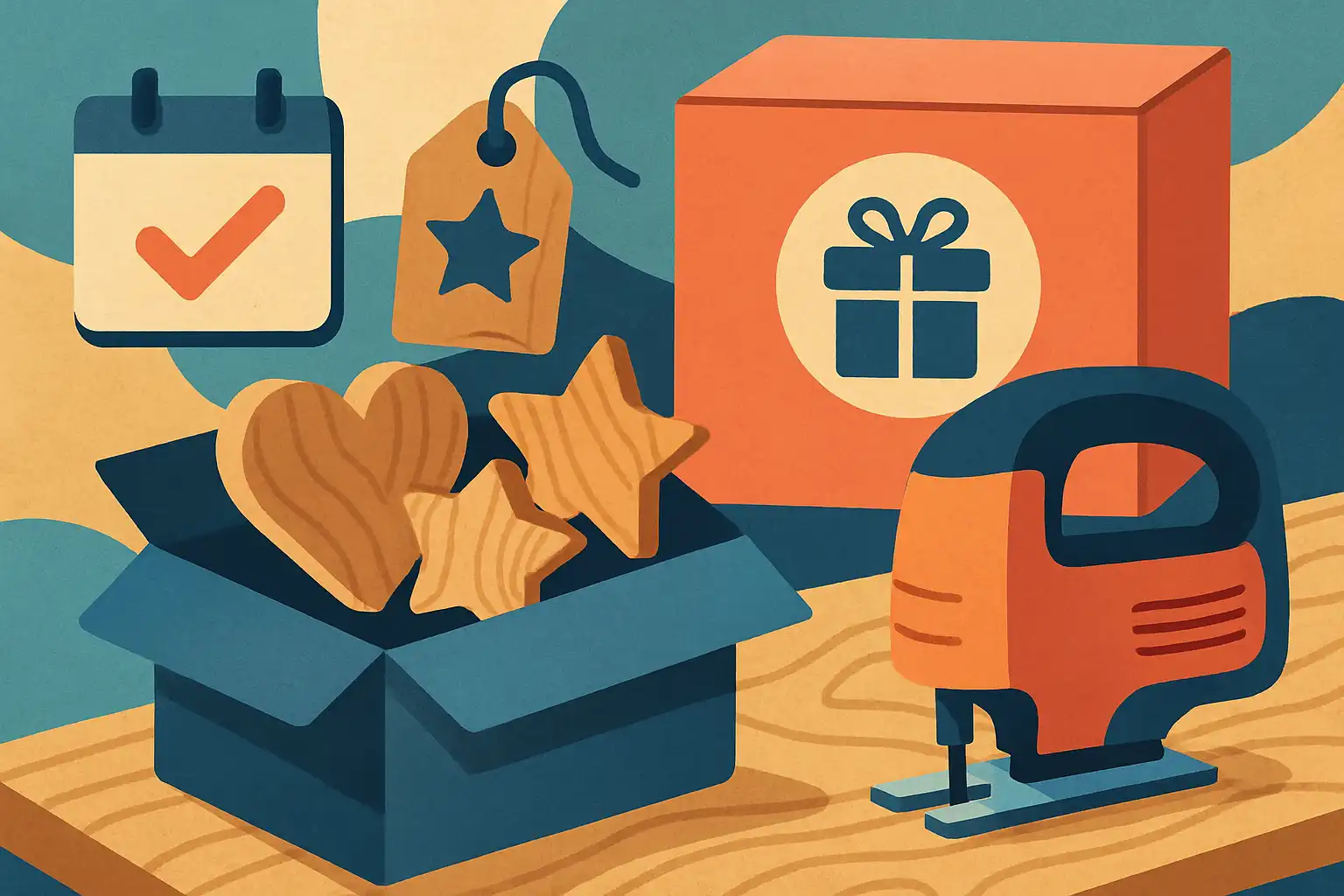 Zo start je een abonnementsbox met handgemaakte decoupeerzaag-items die klanten blijven verrassen