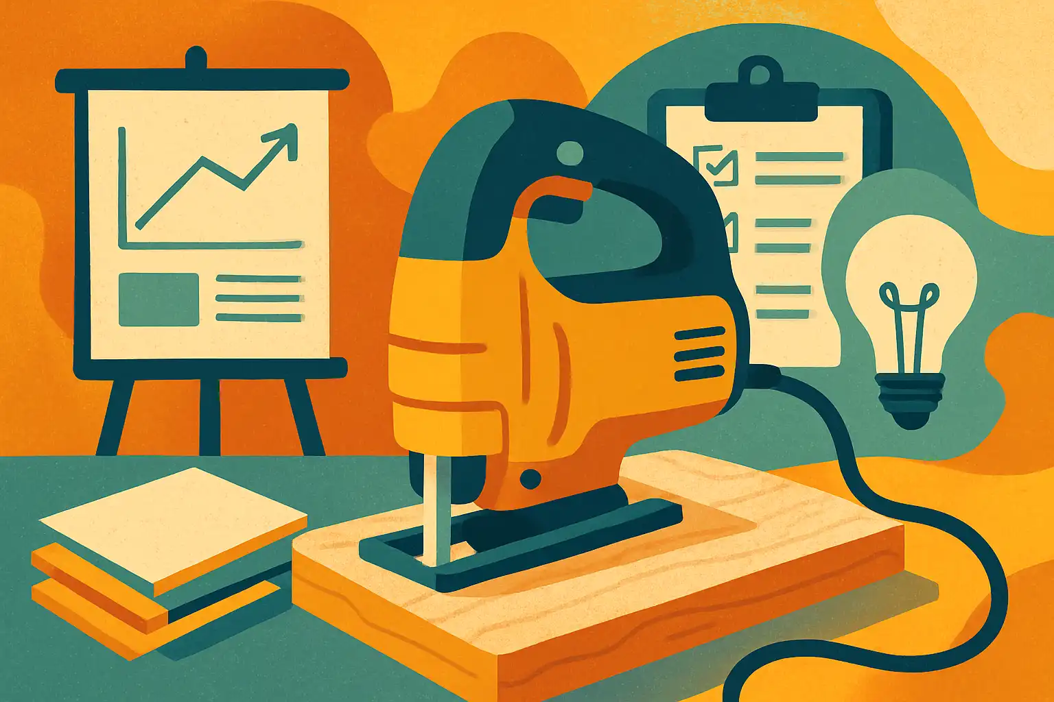 Zo start je winstgevende decoupeerzaagworkshops: draaiboek, lesideeën en materiaalchecks