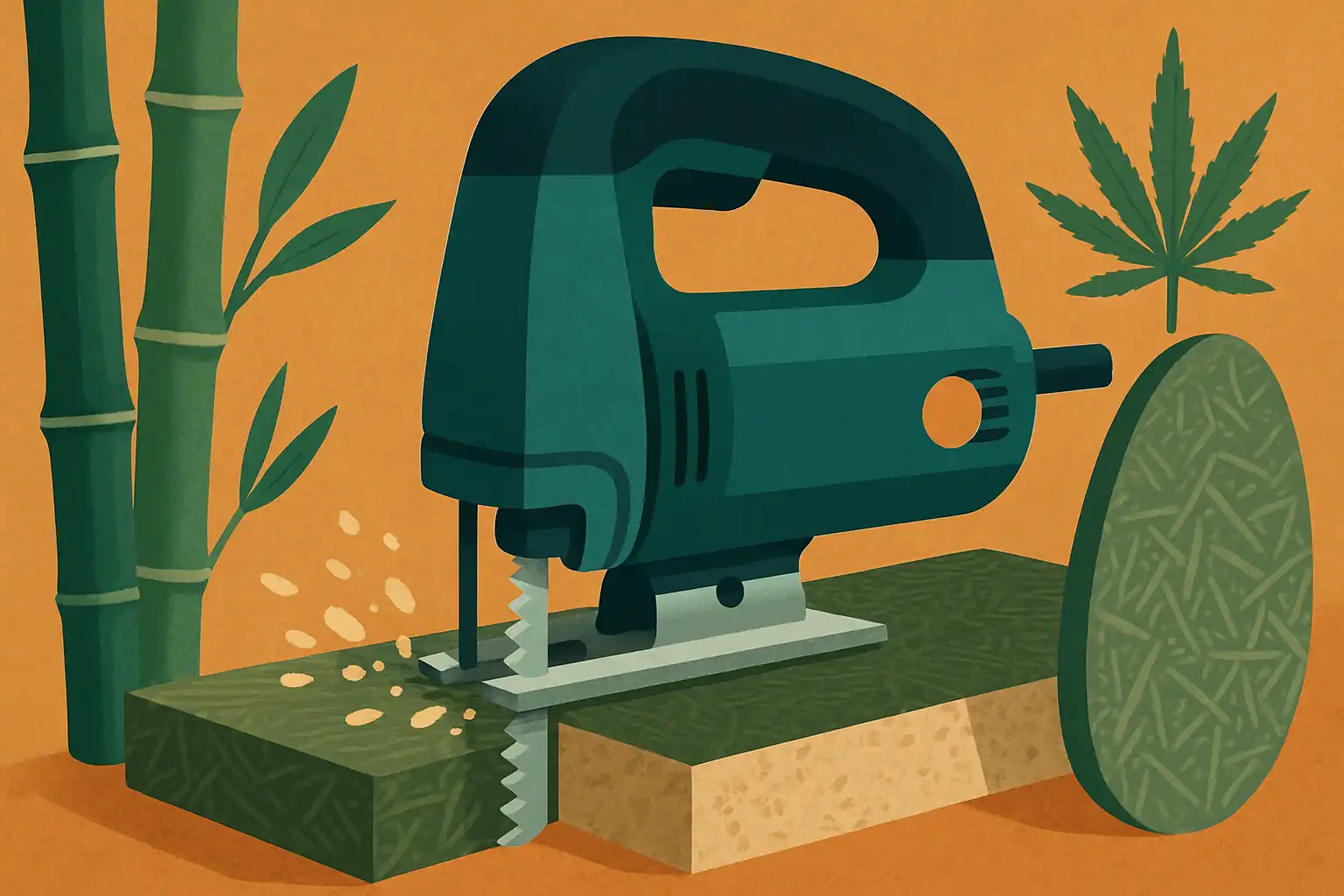 Zo zaag je bio-composieten: tips voor werken met bamboe, hennep en andere duurzame platen