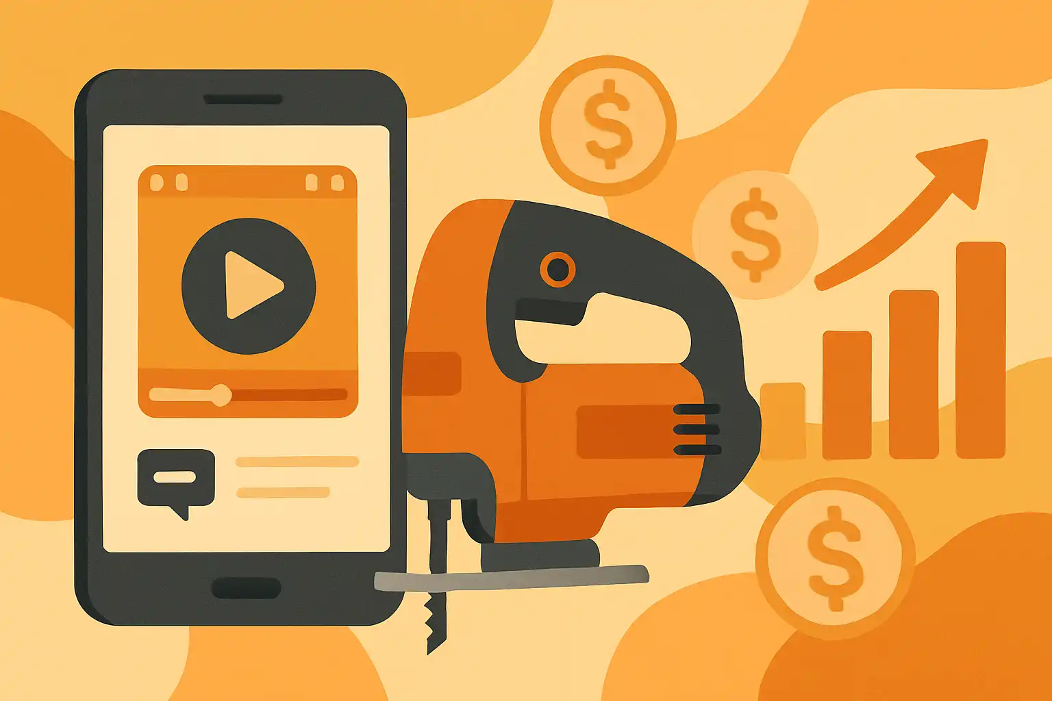 Zo zet je live-demo's en reels om in directe verkopen: de affiliate-gids voor decoupeerzaag-makers