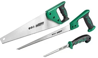 3-delige Zaagset voor Hout en PVC - Ideaal voor Doe-Het-Zelvers en Professionals