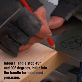 Wat vinden we goed aan de Dubbele Grond Gereedschapskist Zaag 350mm - Handzaag voor Hout en Kunststof