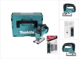 Makita DJV 182 ZJ accu pendelzaag 18V borstelloos solo + 14x zaagblad + Makpac - zonder accu, zonder oplader