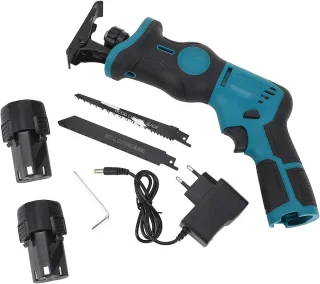 Draadloze Mini-Reciprozaag 12 V - Compact en Ergonomisch voor Hout en Metaal