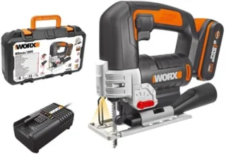 Professionele 20V Accu Decoupeerzaag met Afzuigadapter voor Hout, Aluminium en Kunststof