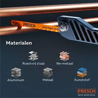 Mini Hacksaw 300mm - Flexibele 3 in 1 Zaag voor Metaal - Verstelbare Mini Metaalzaag
