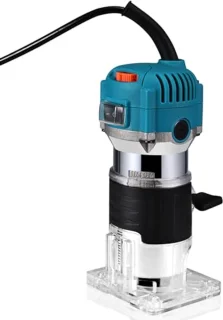 800W Houtsnijder met Verstelbare Snelheid voor DIY - Compacte Handrouter met 15 Router Bits
