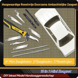 10-delige Modelbouw Zaagset