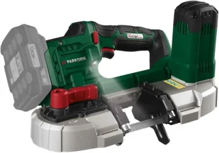 Accu bandzaag mobiele zaag 635 mm groen