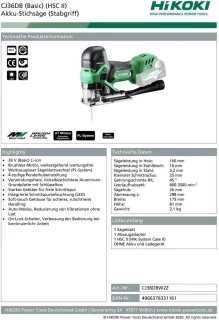 Accu-decoupeerzaag 36V