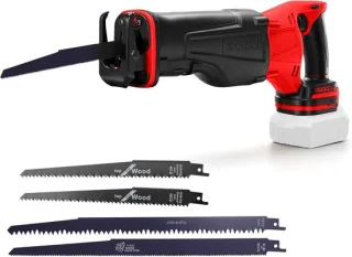 Accu reciprozaag 18 volt rood
