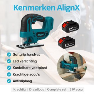 Wat vinden we goed aan de AlignX Accu Decoupeerzaag