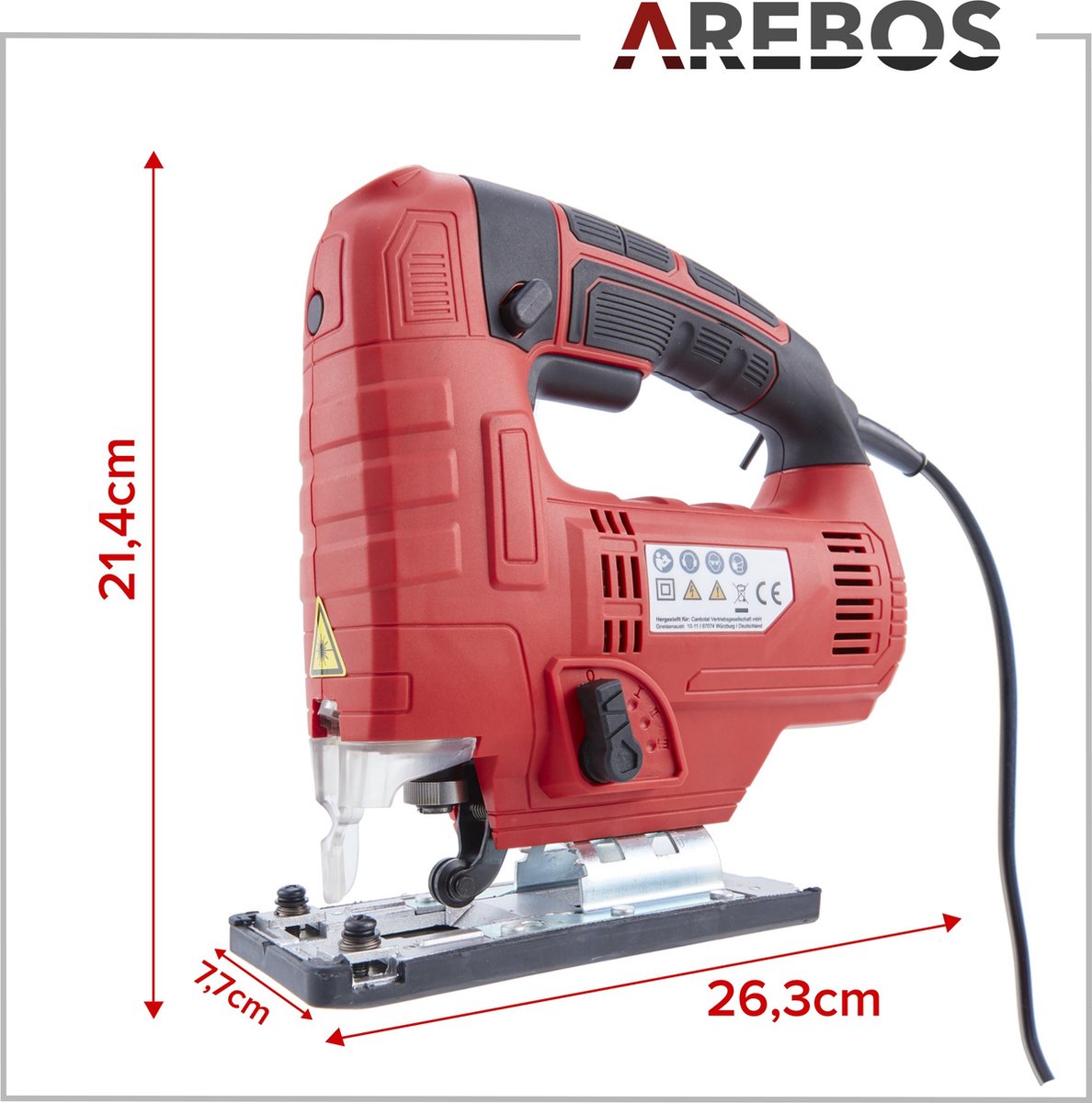 AREBOS Decoupeerzaag 710 W
