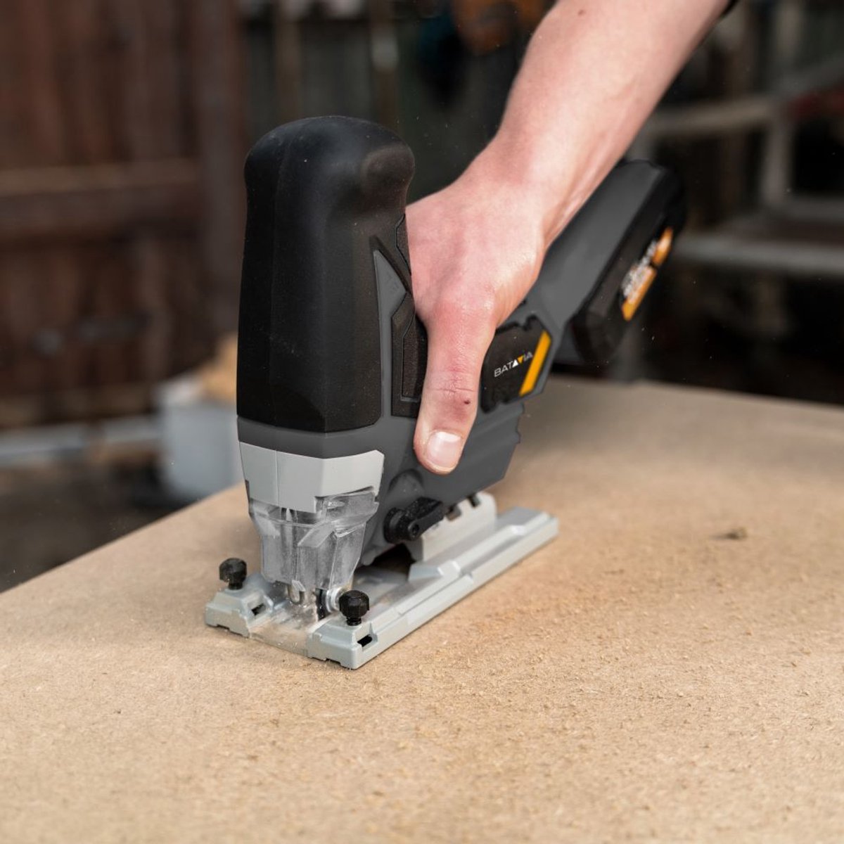 Batavia Accu 18V Brushless Decoupeerzaag Ultra inclusief Accu & Lader
