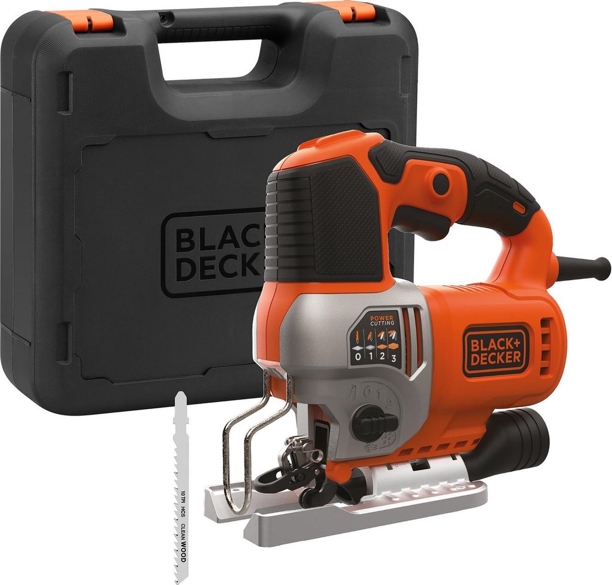 B+D Pendeldecoupeerzaag 650W met koffer