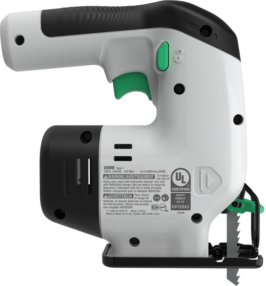 BLACK+DECKER REVJ12C-QW Reviva decoupeerzaag 12V