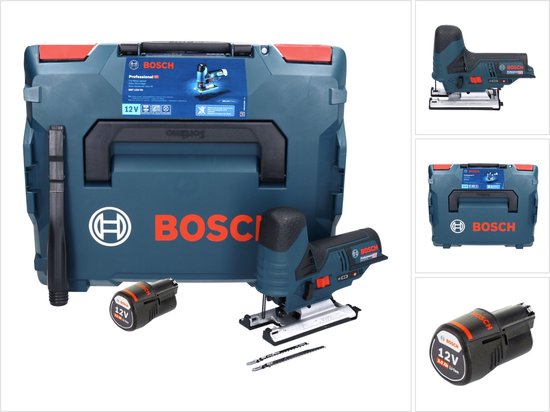 Bosch GST 12V-70 Profi Decoupeerzaag 12V met accu 3.0Ah en L-Boxx