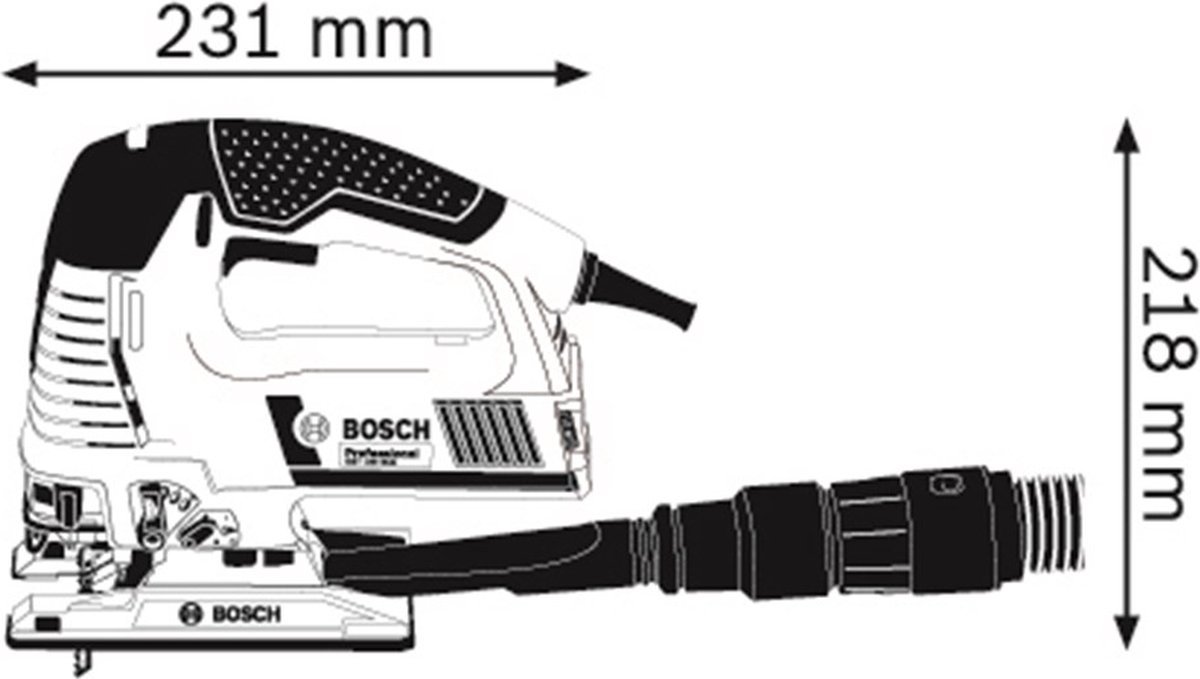 Bosch GST 160 BCE decoupeerzaagmachine