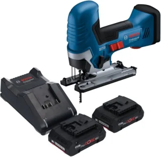 Bosch GST 18V-125 S Professionele accudecoupeerzaag 18 V 125 mm borstelloos + 2x ProCORE accu 4.0 Ah + lader