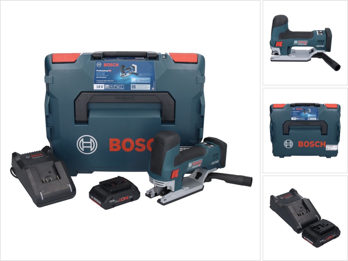 De Bosch GST 18V-155 SC accu decoupeerzaag set in één oogopslag